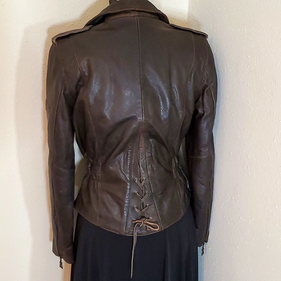 flying bikes | Jackets & Coats | 9s Flying Bikes Oakwood Vintage Motorcycle Jacket Leather 